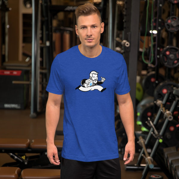 Blue Sergey Monopoly T-Shirt - Image 2