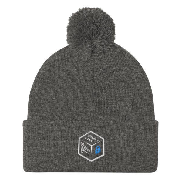 Chainlink Pom-Pom Beanie - Image 3