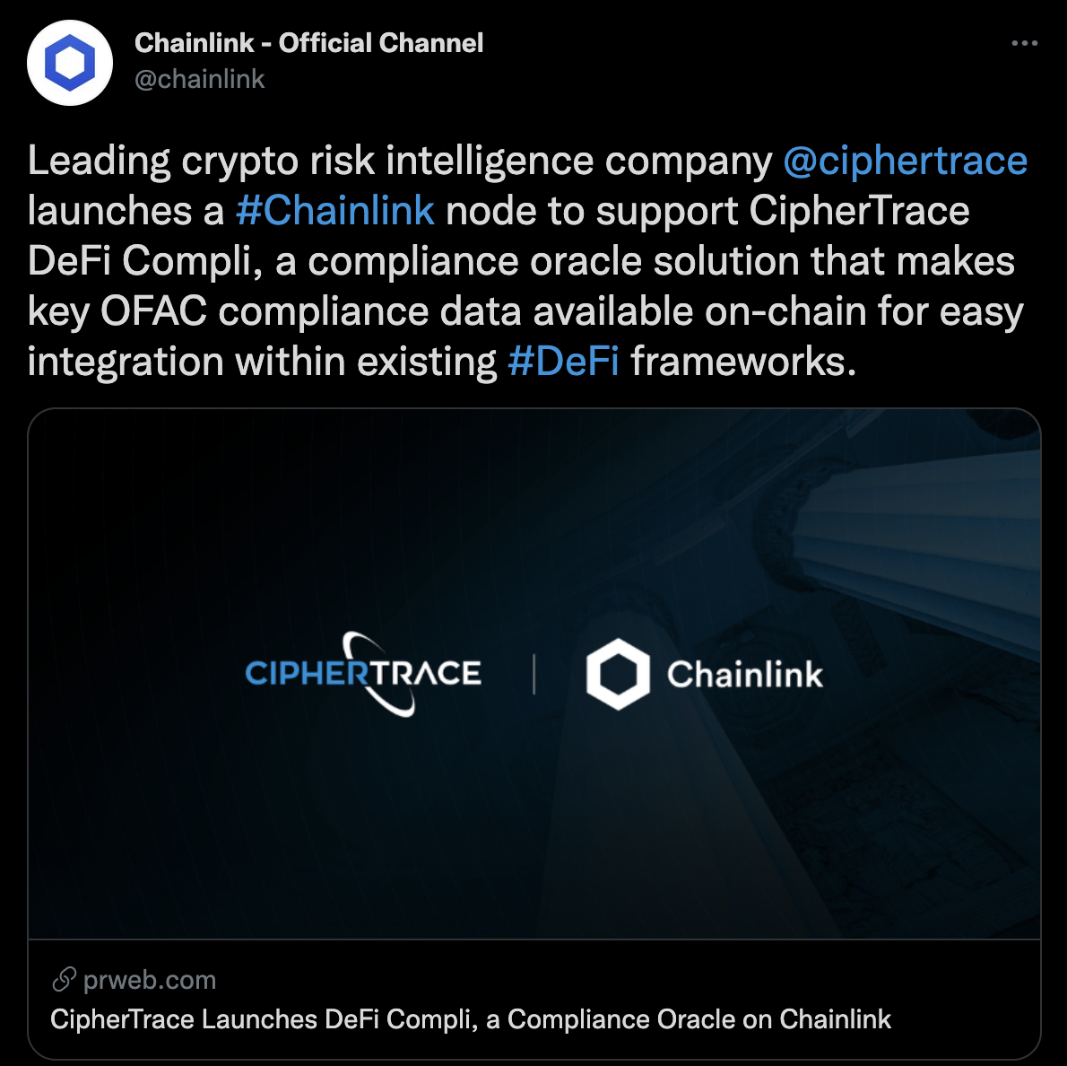 mastercard-chainlink-connection